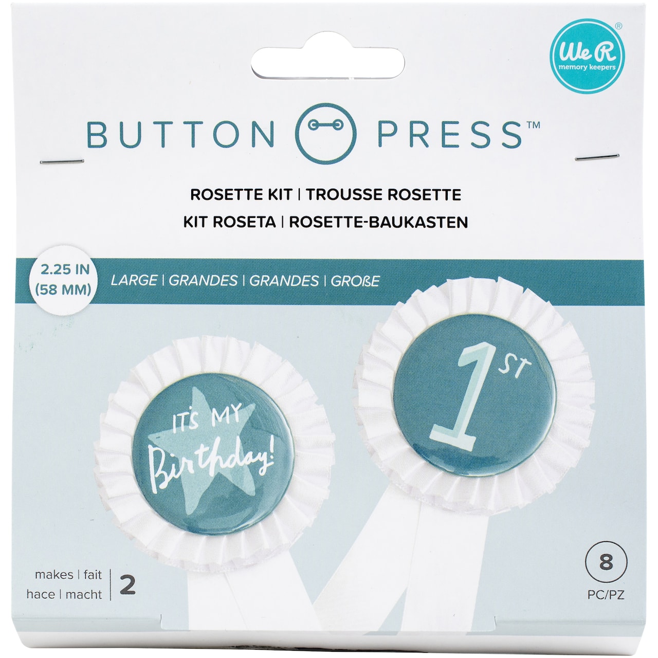 We R Memory Keepers® Button Press™ Rosette Kit, Makes 2